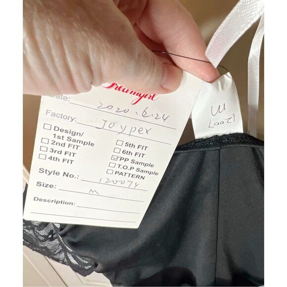 Dreamgirl French Maid Costume Black 3 Piece Sexy Lingerie Medium Nwt - Picture 5 of 6